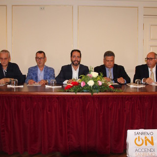 La conferenza stampa al Casinò di Sanremo La conferenza stampa al Casinò di Sanremo