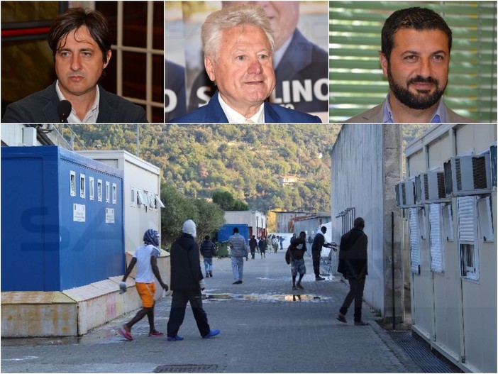 Da sinistra i sindaci: Davide Gibelli (Camporosso), Gaetano Scullino (Ventimiglia) e Armando Biasi (Vallecrosia)