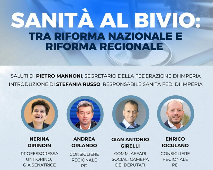Sanità ligure al bivio: confronto pubblico a Sanremo su riforme e futuro del sistema sanitario regionale