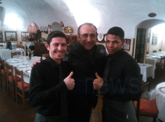 #Sanremo 2015: Carlo Conti ha già fatto la sua prima 'puntata' al ristorante 'Da Vittorio'