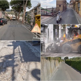 Le quattro vie interessate dai primi lavori della prossima settimana