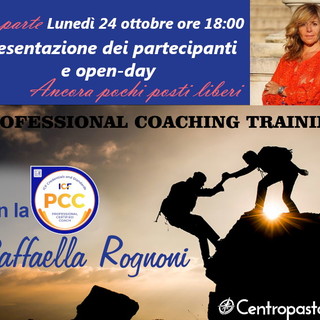 Imperia: questa sera alle 18 la presentazione del corso di Professional Coaching Training al 'Pastore' Imperia: questa sera alle 18 la presentazione del corso di Professional Coaching Training al 'Pastore'
