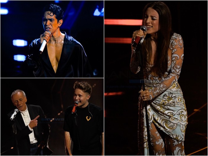 74° Festival di Sanremo, le pagelle ai duetti: Angelina Mango e Mahmood da 8, Alfa studia da grande