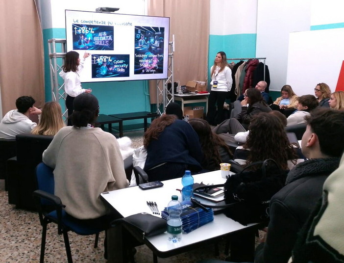 Orientamento al lavoro a Sanremo 2026: gli studenti del “C. Colombo” incontrano Manpower grazie a RDS Orientamento al lavoro a Sanremo 2026: gli studenti del “C. Colombo” incontrano Manpower grazie a RDS