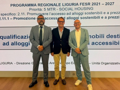 Edilizia pubblica e sociale, dalla Regione Liguria oltre 19,5 milioni: a settembre il primo bando da 9 milioni Edilizia pubblica e sociale, dalla Regione Liguria oltre 19,5 milioni: a settembre il primo bando da 9 milioni