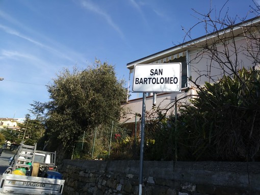 Il nuovo cartello di San Bartolomeo