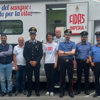 Sanremo: i Carabinieri della Compagnia matuziana hanno ieri donato il sangue alla Fidas
