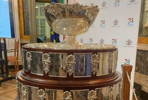 Il glorioso trofeo della Coppa Davis al Casinò nella settimana del Festival di Sanremo Il glorioso trofeo della Coppa Davis al Casinò nella settimana del Festival di Sanremo