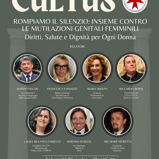 A Sanremo il convegno “Rompiamo il Silenzio” per combattere le mutilazioni genitali femminili A Sanremo il convegno “Rompiamo il Silenzio” per combattere le mutilazioni genitali femminili