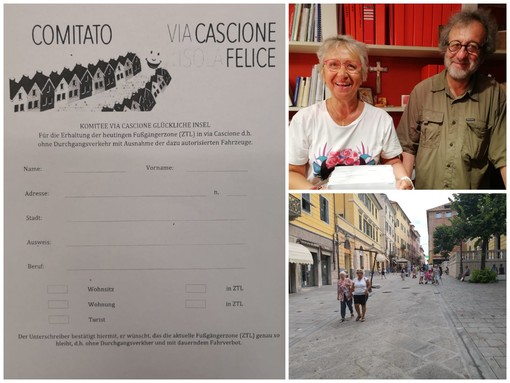 Imperia: la questione via Cascione tocca anche i turisti, ecco la versione tedesca della raccolta firme