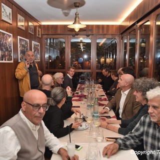 La commissione a cena con la Fondazione Orchestra Sinfonica (foto Tonino Bonomo)