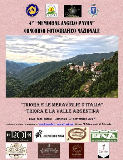 Triora: ultimi giorni per partecipare al concorso fotografico 4° Memorial Angelo Pavan