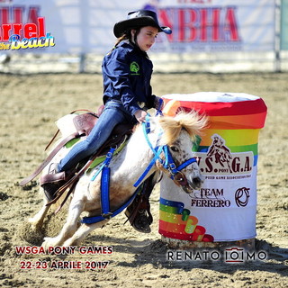 Arma di Taggia: concluso con successo il weekend del Barrel on the Beach pony WSGA Arma di Taggia: concluso con successo il weekend del Barrel on the Beach pony WSGA