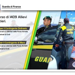 Guardia di Finanza: pubblicato il bando di concorso, per titoli ed esami, per il reclutamento di 1.409 allievi finanzieri Guardia di Finanza: pubblicato il bando di concorso, per titoli ed esami, per il reclutamento di 1.409 allievi finanzieri
