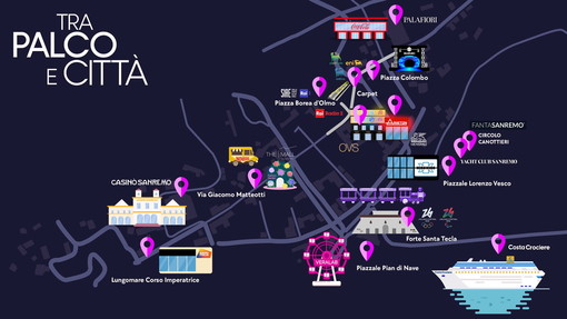 Sanremo: 260mila euro da Rai Pubblicità al comune per tutte le location utilizzate da 'Tra Palco e città' Sanremo: 260mila euro da Rai Pubblicità al comune per tutte le location utilizzate da 'Tra Palco e città'