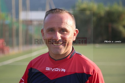 Carmelo Luci, allenatore del Camporosso capolista