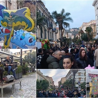 Bordighera festeggia il Carnevale: spettacoli e musica animano corso Italia (Foto e video) Bordighera festeggia il Carnevale: spettacoli e musica animano corso Italia (Foto e video)
