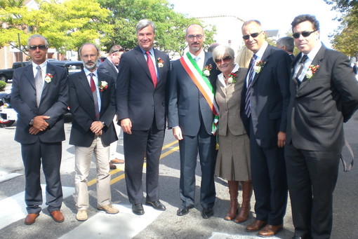 Nella foto la delegazione imperiese a Newport (2009)