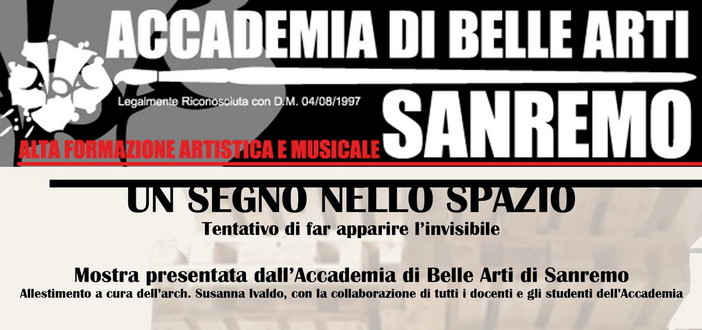 Sanremo: per il nuovo anno l'Accademia di Belle Arti organizza 'DueGiornInsieme' Sanremo: per il nuovo anno l'Accademia di Belle Arti organizza 'DueGiornInsieme'
