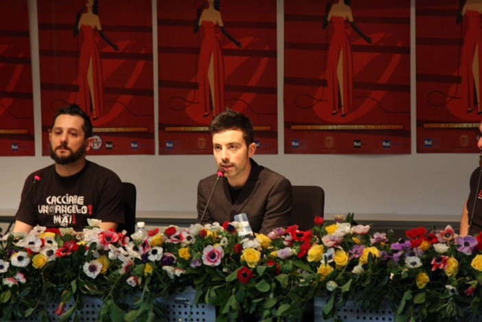 Festival di Sanremo 2014: Diodato si presenta al pubblico del Festival insieme a Roy Paci Festival di Sanremo 2014: Diodato si presenta al pubblico del Festival insieme a Roy Paci