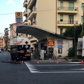 L'ex distributore della Foce