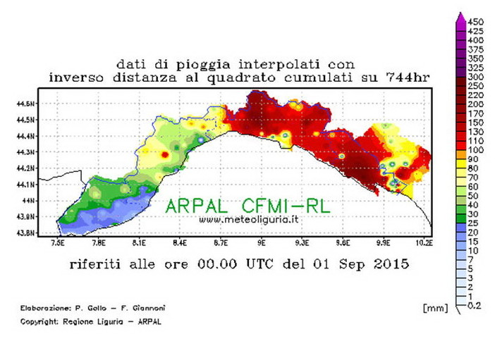 La tabella dei dati di pioggia in agosto e, sotto scaricabili, le precipitazioni e temperature ed il resoconto meteo del mese La tabella dei dati di pioggia in agosto e, sotto scaricabili, le precipitazioni e temperature ed il resoconto meteo del mese