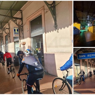 Sanremo: deviazione della ciclabile pericolosa in via Rava, rischio di investimenti e buio eccessivo la notte (Foto)