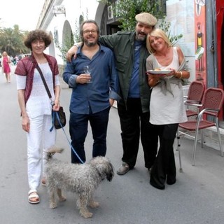 Andrea De Martini con l'amico 'Napo'