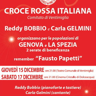 La Croce Rossa di Ventimiglia organizza due serate per raccogliere fondi per lo spezzino