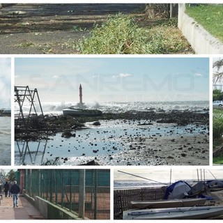 Arma di Taggia: balneari in ginocchio dopo la mareggiata ed il forte vento "Chiediamo interventi del Governo" (Foto e Video)