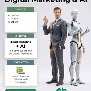 Digital marketing e AI, Confesercenti Imperia lancia un corso di eccellenza per imprese e professionisti Digital marketing e AI, Confesercenti Imperia lancia un corso di eccellenza per imprese e professionisti