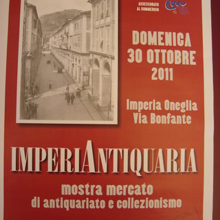 Imperia: Domenica il primo appuntamento di "Imperiantiquaria"