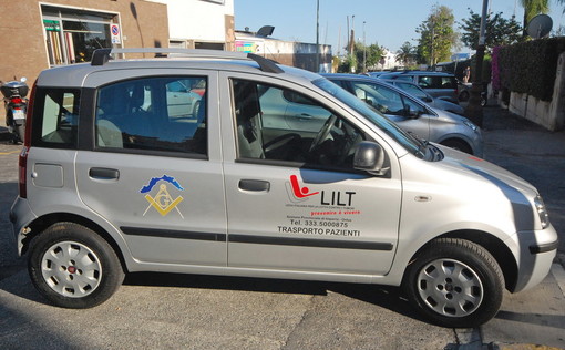 Sanremo: donazione delle Logge Massoniche del Ponente alla Lilt per il trasporto dei malati oncologici