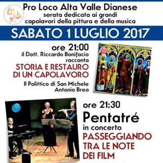 Diano Borello: Serata dedicata ai capolavori dell’arte e della musica organizzata dalla Pro Loco Alta Valle Dianese