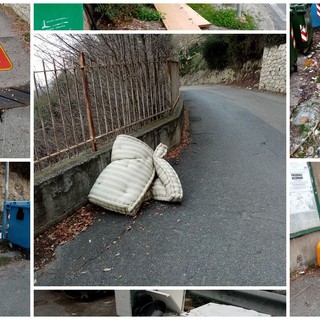 Ventimiglia: situazione di degrado in via alle Ville, una nostra lettrice "Possibile che da due mesi nessuno intervenga?" (Foto) Ventimiglia: situazione di degrado in via alle Ville, una nostra lettrice "Possibile che da due mesi nessuno intervenga?" (Foto)