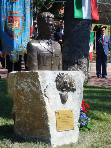 Imperia:  intitolato il monumento in memoria di Salvo D'Acquisto