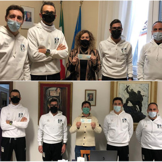 'Un euro per ogni km percorso', la donazione della Naturun Team a Badalucco e Molini di Triora