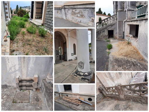 Imperia: degrado al Cimitero di Oneglia, il PD "Incuria e totale mancanza di rispetto verso i nostri defunti" (Foto)