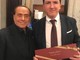 Francesco Dulbecco con Silvio Berlusconi in uno scatto di alcuni anni fa