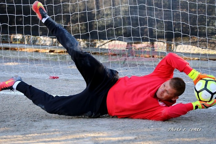 Giuseppe Messina, portiere del Don Bosco Valle Intemelia, miglior portiere in questi primi quattro mesi di campionato