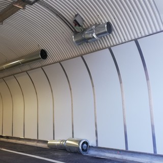 Il danno alla galleria degli Scoglietti