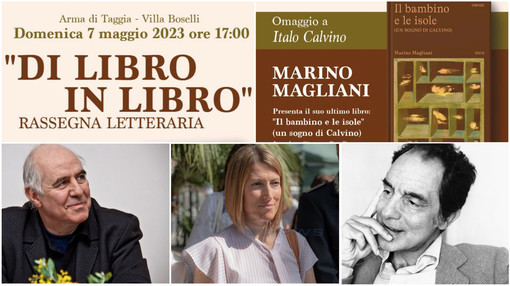 Centenario di Italo Calvino: anche Taggia rende omaggio con un incontro insieme a Marino Magliani Centenario di Italo Calvino: anche Taggia rende omaggio con un incontro insieme a Marino Magliani