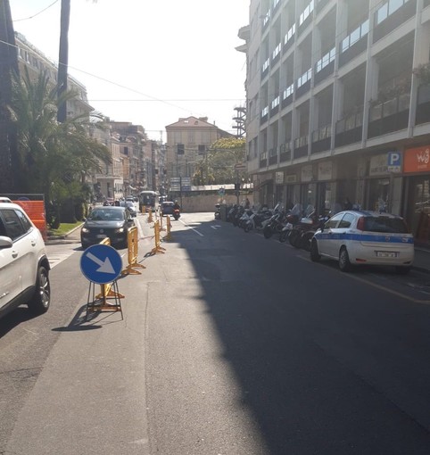 Sanremo: via Nino Bixio chiusa per lavori dall'incrocio con via Gioberti fino allo zampillo