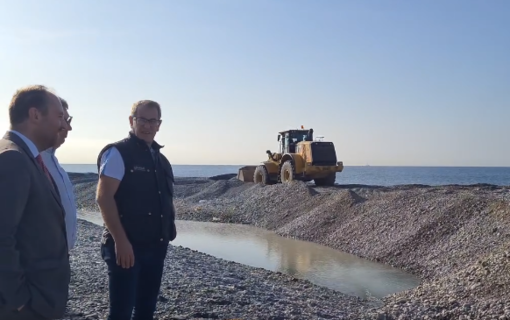 Ventimiglia, Di Muro: "Raddrizzata la barra fociva del Roya" (Foto)