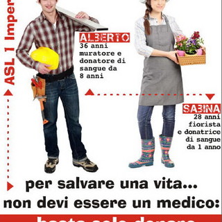 Donazione di sangue: riparte la campagna di sensibilizzazione dell’Asl 1 Imperiese