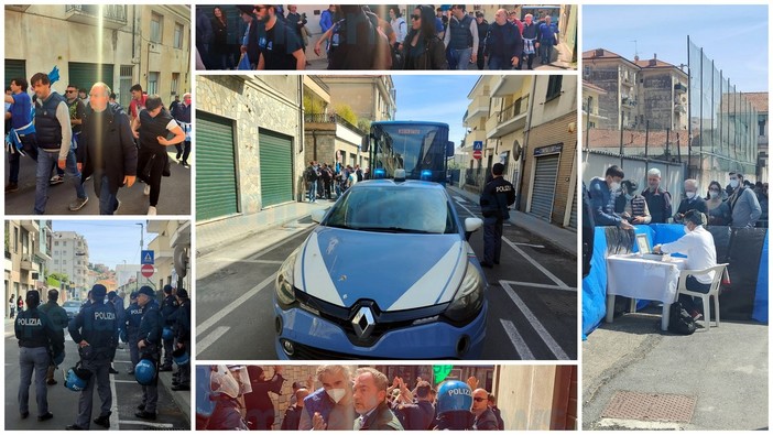 Tutto pronto per il derby: tifosi della Sanremese arrivati al 'Ciccione', nessuno scontro con i rivali (Foto e Video) Tutto pronto per il derby: tifosi della Sanremese arrivati al 'Ciccione', nessuno scontro con i rivali (Foto e Video)