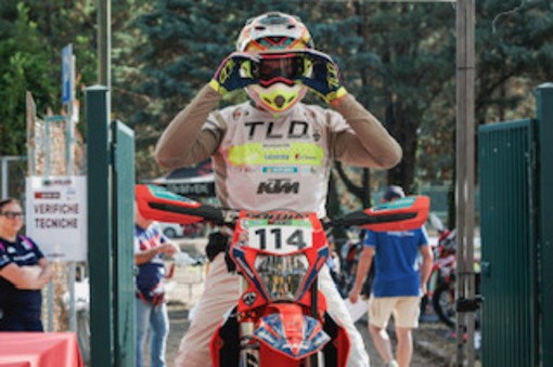 Dall’Ava secondo al Campionato Italiano Enduro Major 2024 di Rieti a soli 4 secondi dal vincitore