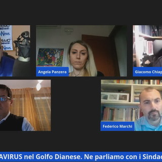 Emergenza Coronavirus: dibattito con i sindaci di Diano Marina e San Bartolomeo al Mare &quot;Previsti controlli notturni&quot; (Video)