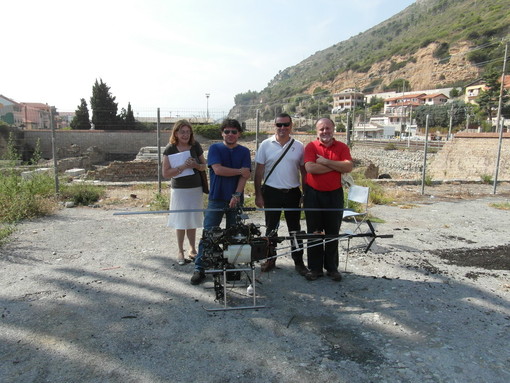 Decollano i lavori al Teatro Romano di Ventimiglia: per la prima volta in Liguria l’uso di un Drone per le riprese dall’alto