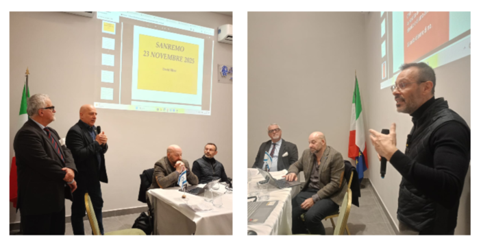 Israele tra attualità, informazione e disinformazione: a Sanremo conferenza con David Elber e Alex Zarfati (Foto) Israele tra attualità, informazione e disinformazione: a Sanremo conferenza con David Elber e Alex Zarfati (Foto)